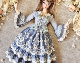 Chang Hsiu Mei's Handmade Dress for POPPY PARKER,FR2, silkstone Barbie or similar dolls ~No.1167