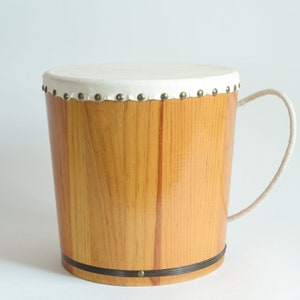 Bongo Drum | Drum Hide Top | Vintage Bongo | Party Drum | Game Day Drum | Vintage Drum | Drum Decor | Game Drum | Football Fan Gift | Drum