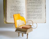 Grand Piano Music Box Silverite Co Brooklyn NY Music Box Thorens Switzerland Bakelite Top Piano Music Box