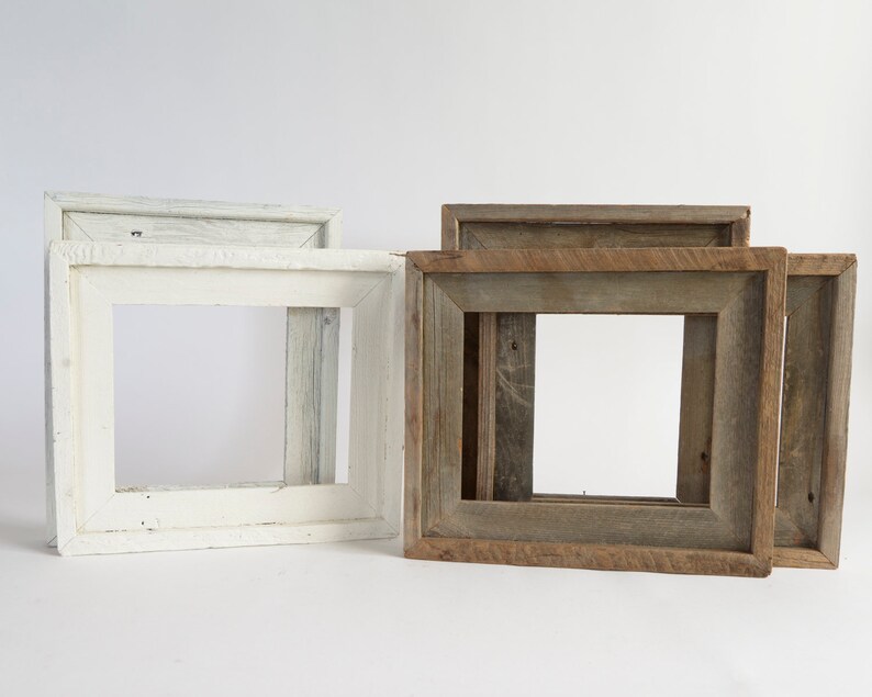 Rustic Barn Wood Style Picture Frames Wedding Decor Image 0
