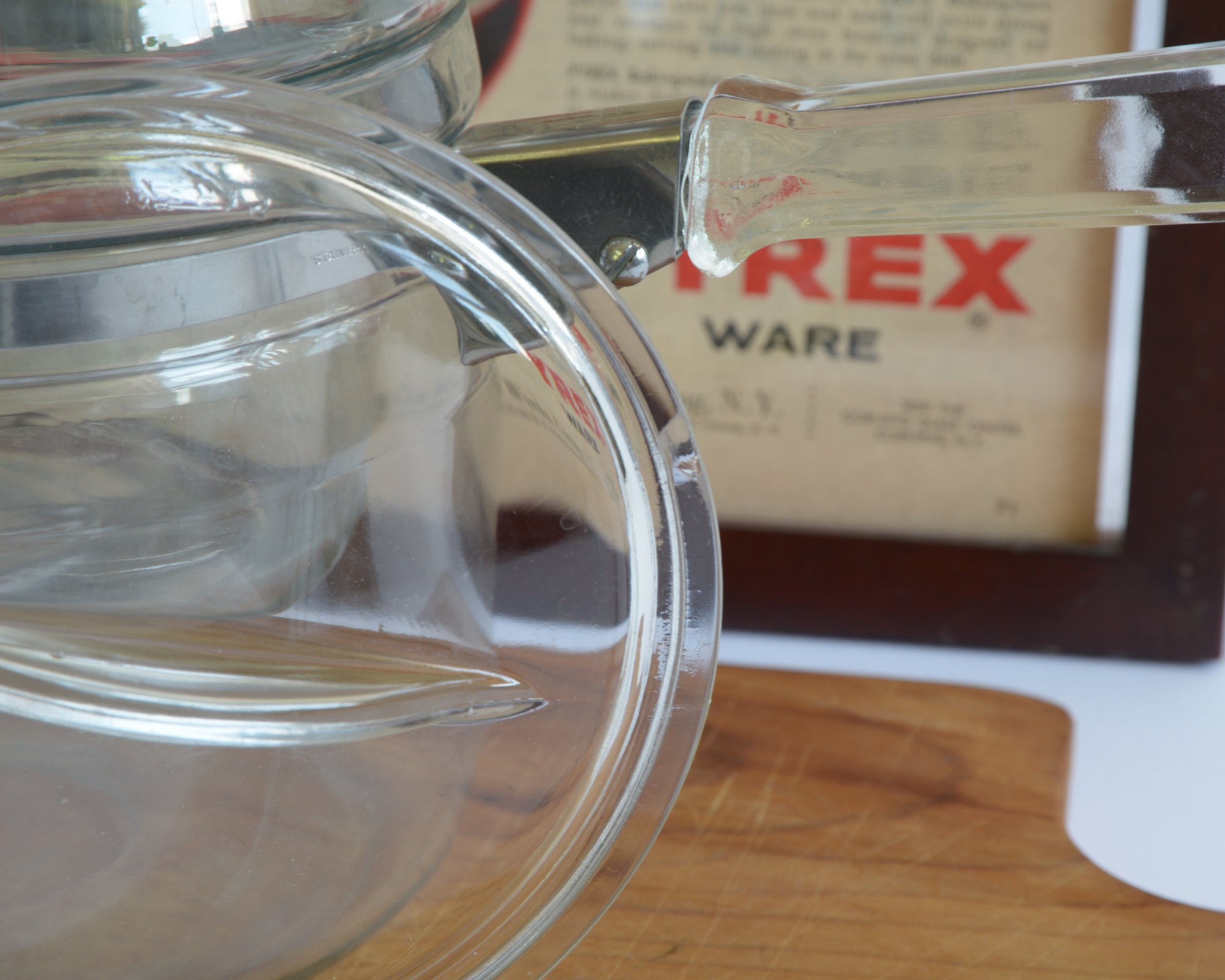 パイレックス:ダブルボイラー パイレックス ダブルブロイラー：キッチン調理器具の装飾 - Etsy 日本