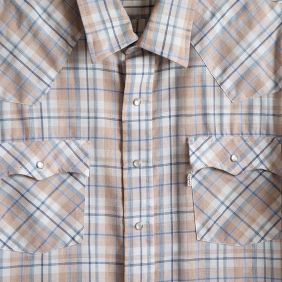 Vintage Western Shirt: Short Sleeve Western Wear … - image 3