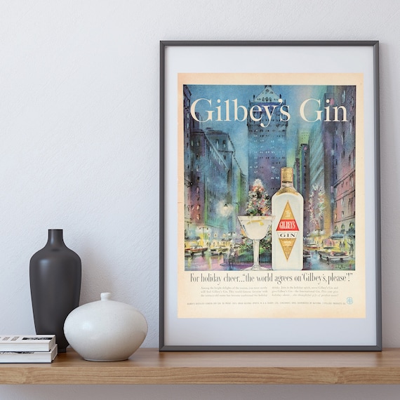 美術品・アンティーク・コレクション Gilbey's Gin Smirnoff