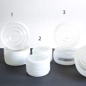 Vintage Light Covers | Mid Century Light Fixtures | Frosted Light Cover | Midcentury Lighting | Frosted Light Covers | Replacement Covers