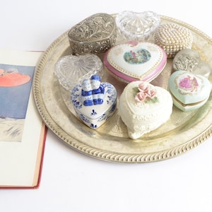 Trinket Boxes Hearts | Heart Trinket Boxes | Valentine Heart Boxes | Heart for Valentines | Hearts Valentine Gift | Jewelry Boxes Heart