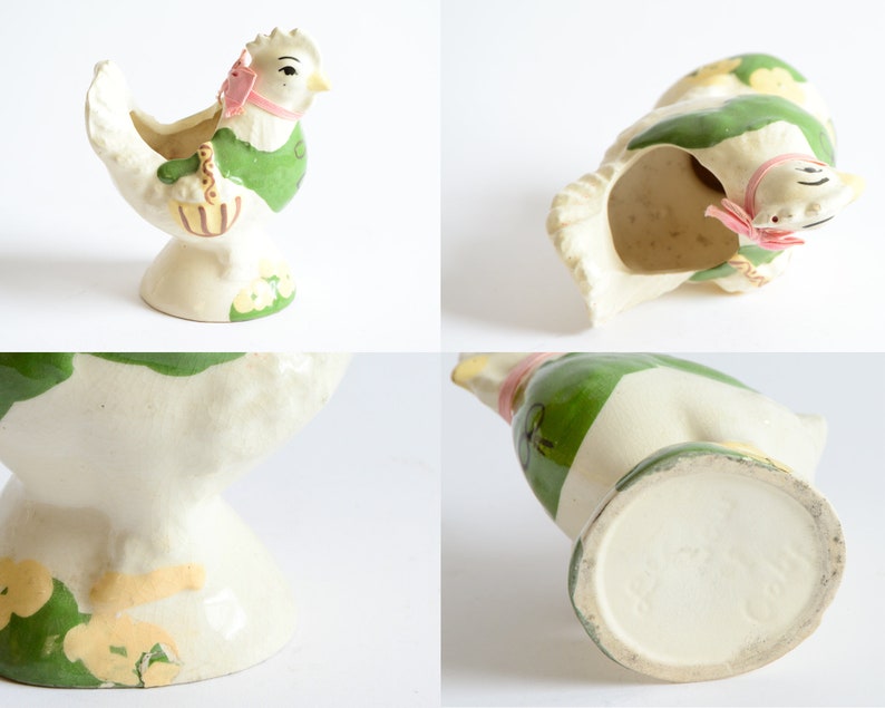 Vintage Animal Planters Snail Planters Chicken Planter Horse Etsy
