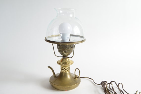 Brass Genie Oil Lamp Style Table Lamp Vintage Brass Lamp Genie Lamp Vintage  Table Lamp Vintage Table Lamp -  Canada