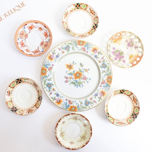 Wall Decor Plates | Wall Plate Collection | Orange White Plates | Gallery Wall | Decor Wall Plates | Plates for Wall | Wall Decor Cottage