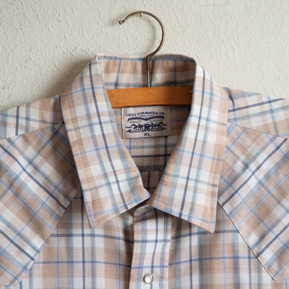 Vintage Western Shirt: Short Sleeve Western Wear … - image 4