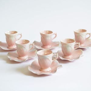 Child&#39;s Teacups and Saucers | Children&#39;s Tea Set | Miniature Tea Set | | Gift for Child | Cottage Child&#39;s Room | Baby Teacups | Teacups