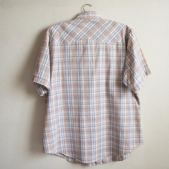 Vintage Western Shirt: Short Sleeve Western Wear … - image 2