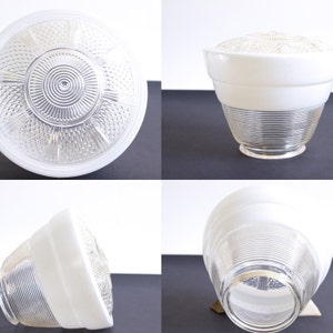 Vintage Light Cover | Midcentury Light Cover | Frosted Light Cover | Midcentury Lighting | 50s Light Cover | 50s Kitchen Light | Light Cover