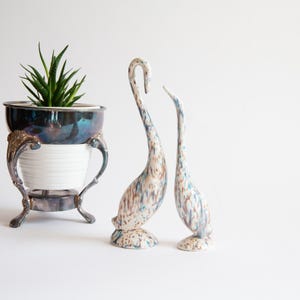 Midcentury Cranes | Vintage Cranes | Ceramic Cranes | MOD Decor | Atomic Ranch Decor | Gift for Friend | Mid Century Decor | Midcentury Gift