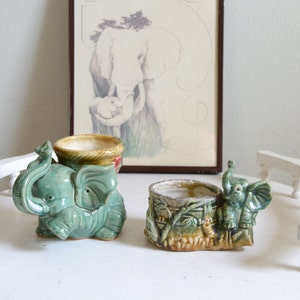 Übertopf Elefant Planters | Tier Pflanzgefäße | Vintage Pflanzgefäße | Elefant Geschenk | Süsser Blumentopf | Topf für Pflanzen | Elefantentopf |
