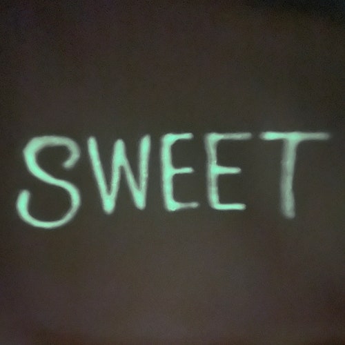 100% shops silk pillowcase for toddler, hand-painted with glowing in the dark custom writing