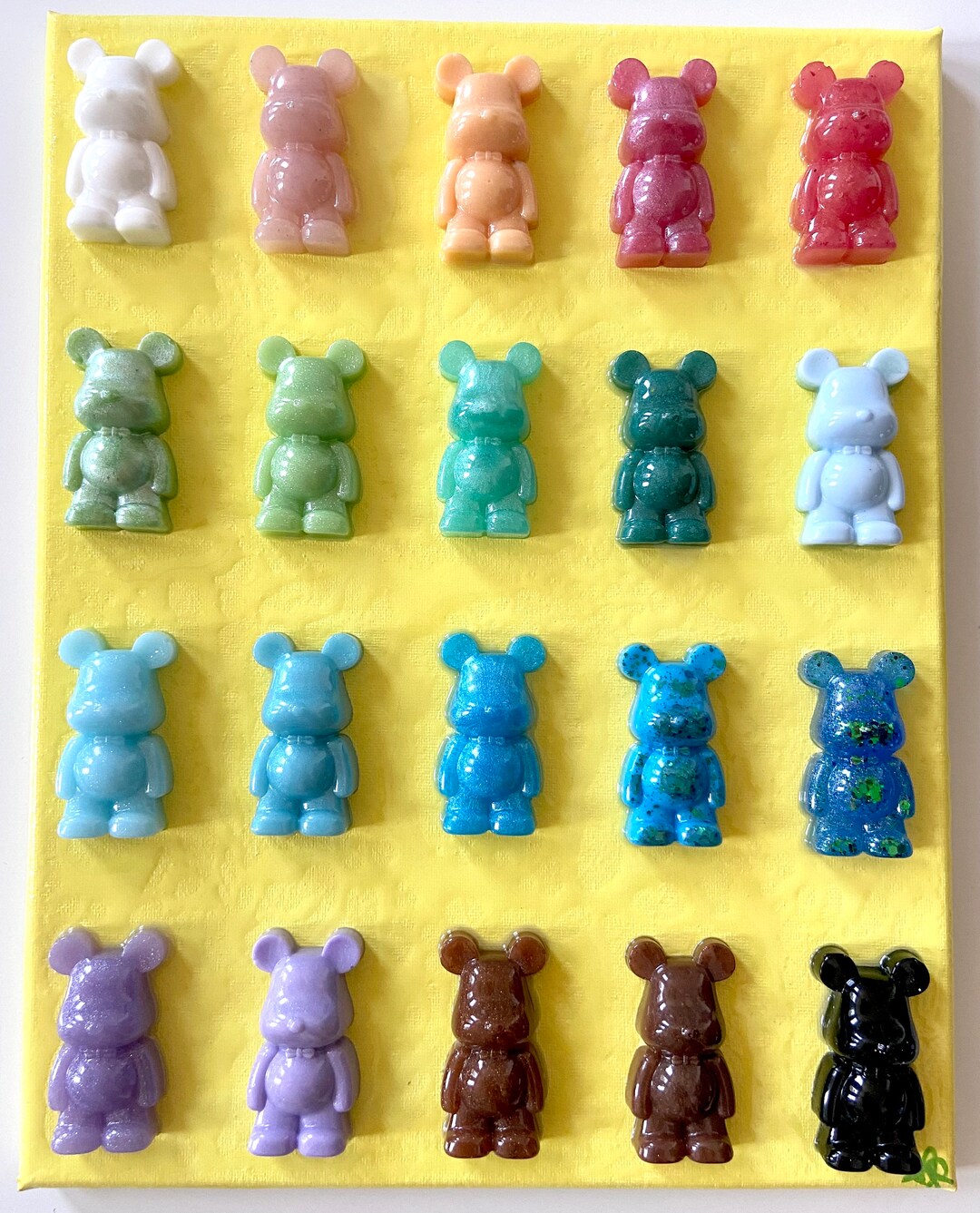 Bear Color Chart 11x14 Canvas Decor - Etsy