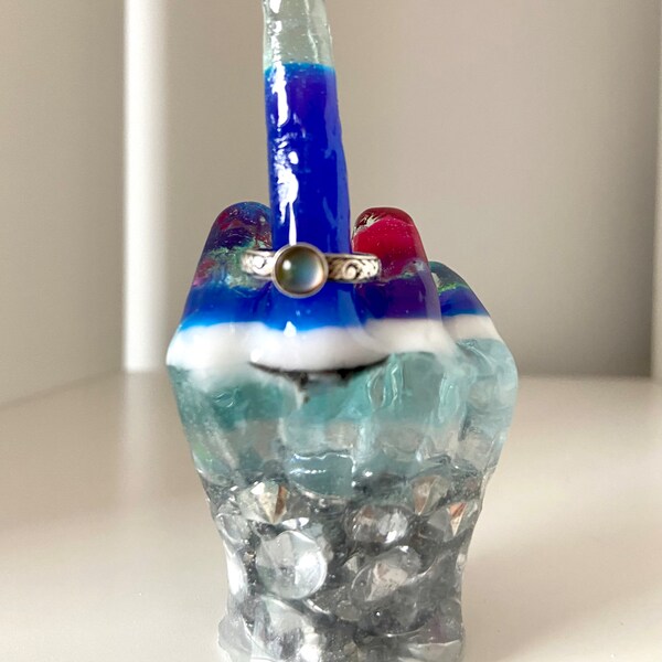 Middle Finger Ring Holder Etsy