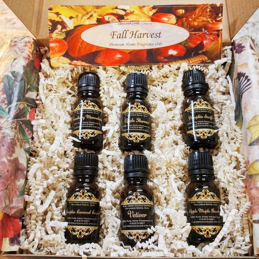 Fall Harvest Premium Home Fragrance Oil Gift Box Sets Etsy
