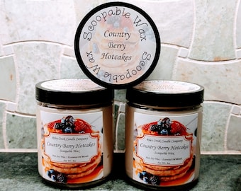 Scoopable Country Berry Hotcakes Scented Soy Wax Melts 8oz | Tart Warmer Wax