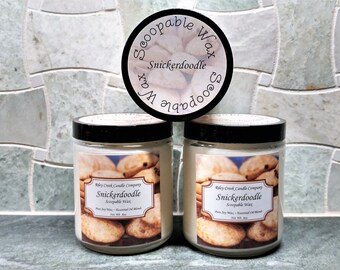Scoopable Snickerdoodle Scented Soy Wax Melts 8oz | Tart Warmer Wax