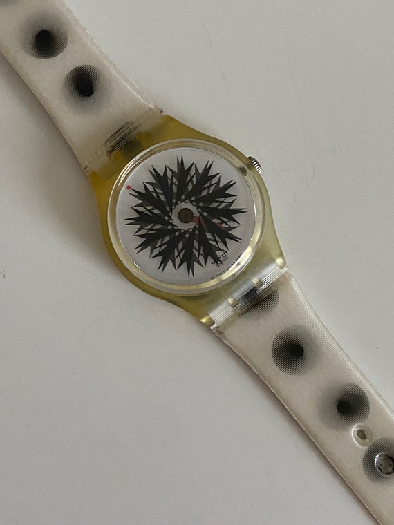 New vintage Swatch Watch original Migraine 3D Gk2… - image 1