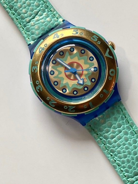 New Vintage Swatch Watch Scuba 200 EN VAGUE SDN10… - image 1