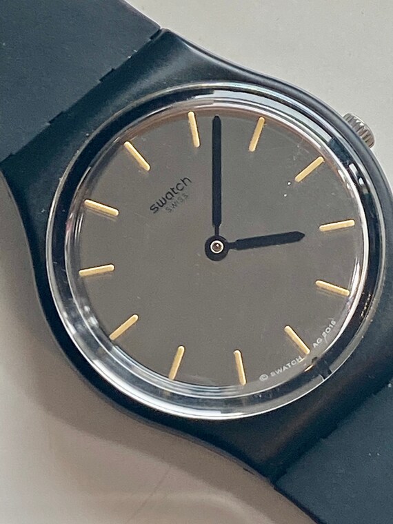 Swatch Watch Damoiseau gb235 new battery classic Mean… Gem