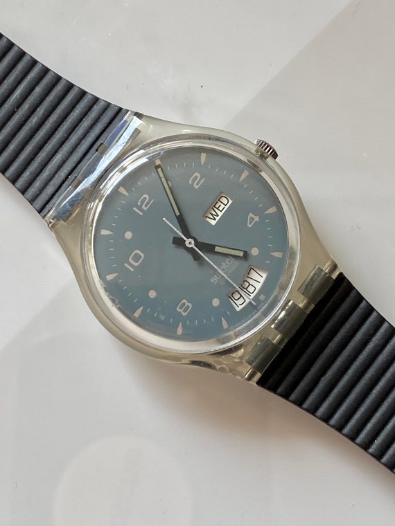 Swatch Watch Vintage 1992 Open Windows gk702 with new… - Gem