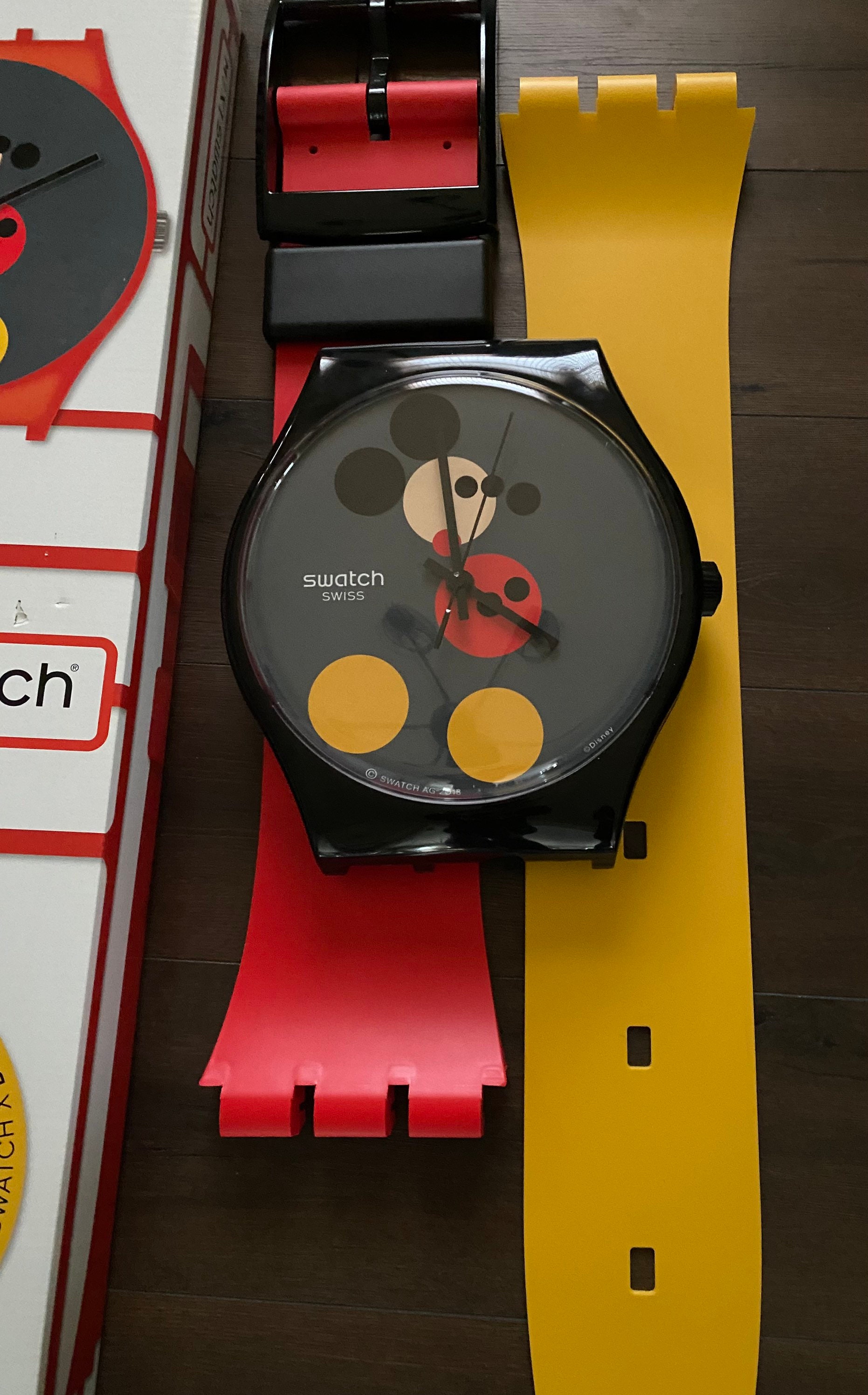 Mickey Mouse Watch Swatch Spot Mickey Swatch Spot Mickey