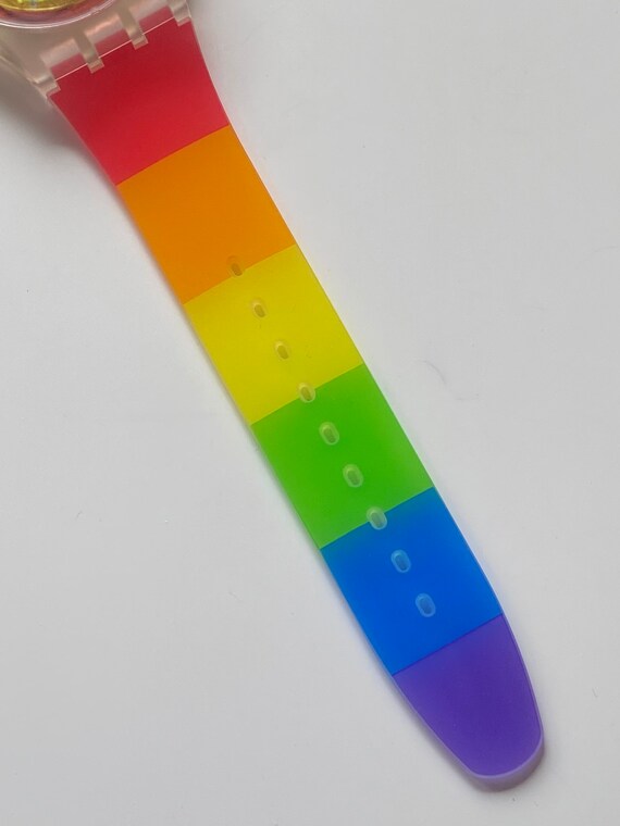 Swatch rainbow watch strap discount