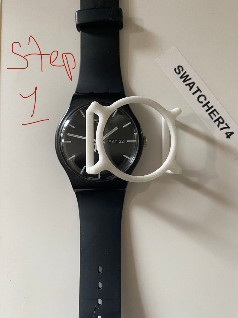 Watch S watch watch protector guard fits new gents 42mm Swatch Etsy