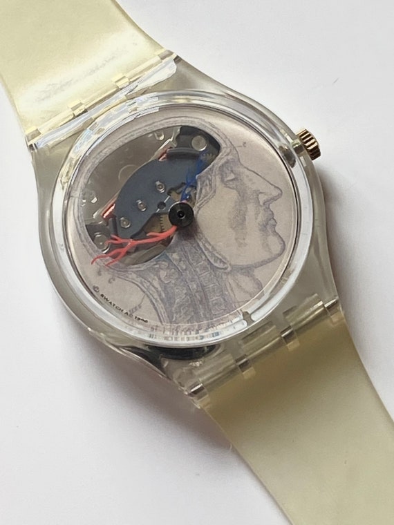 New 1997 Swatch Watch Artist Ticking Brain Jo Whaley GK247 - Etsy