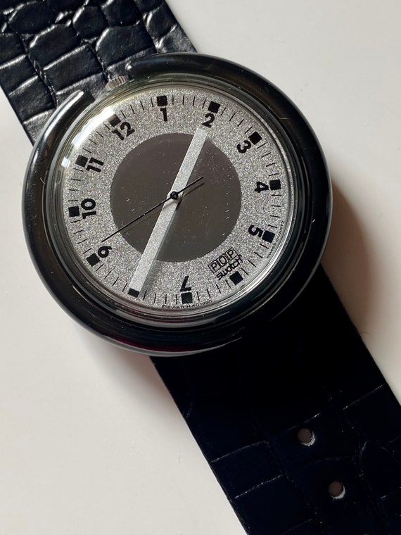 New vintage Pop Swatch Watch Vintage CROCO PWM100… - image 1
