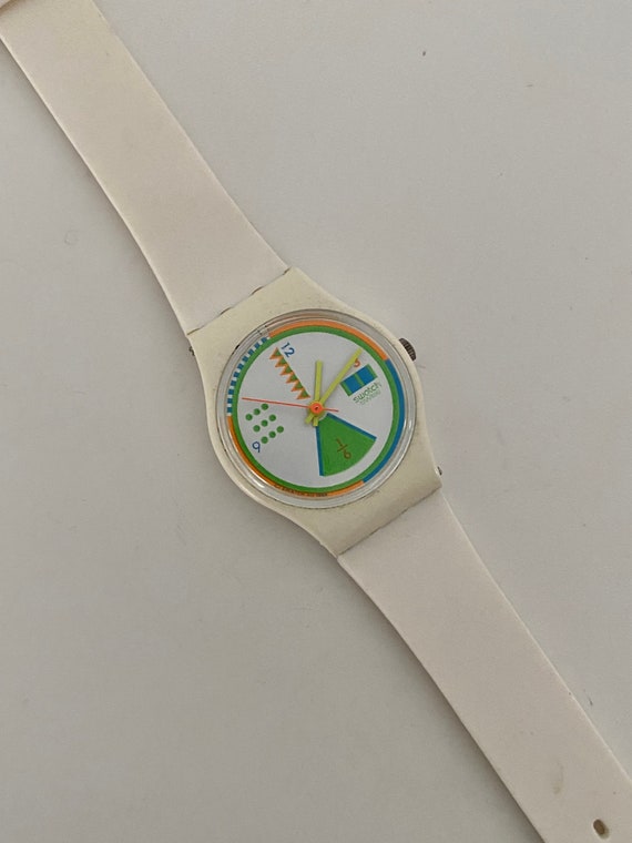 Swatch Watch vintage GREENGO-LW124 1989 ladies 25m