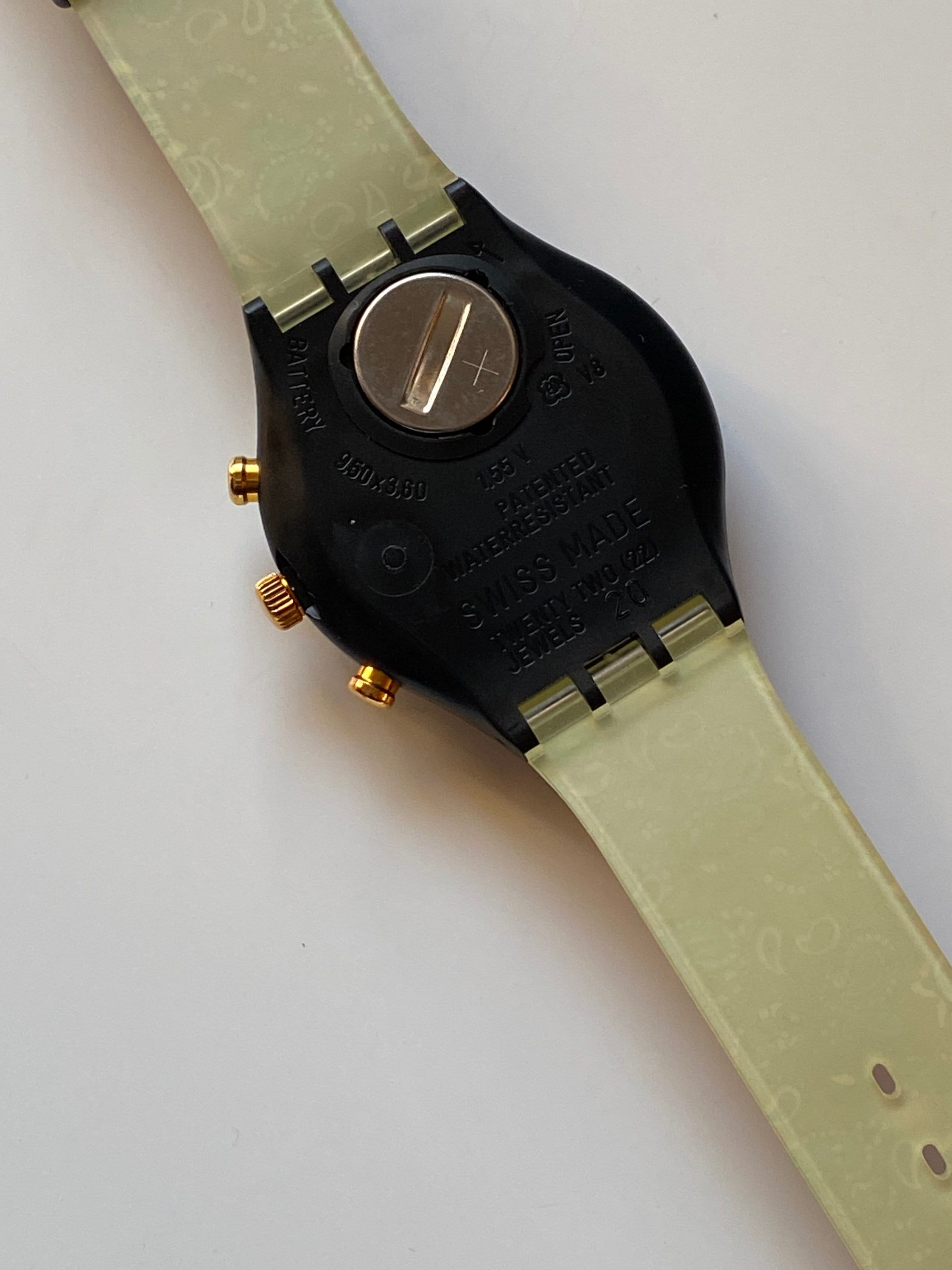 New Vintage Swatch Watch Chronograph AWARD Scb108 in New Vintage Swatch Watch Chronograph AWARD Scb108 in