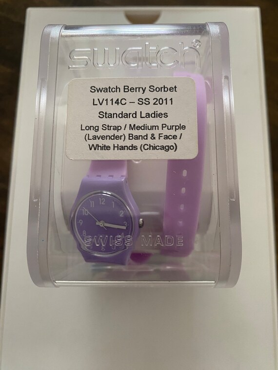 New Swatch Watch Double Wrap BERRY SORBET LV114 c… - image 2