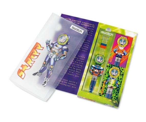 Swatch Watch Vintage New Special package Stripp s… - image 5