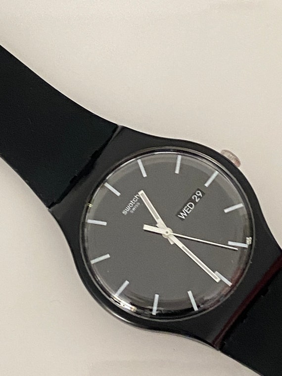 Swatch Watch New Mono Black SUOB720 41mm New Gent Size in Box | Etsy