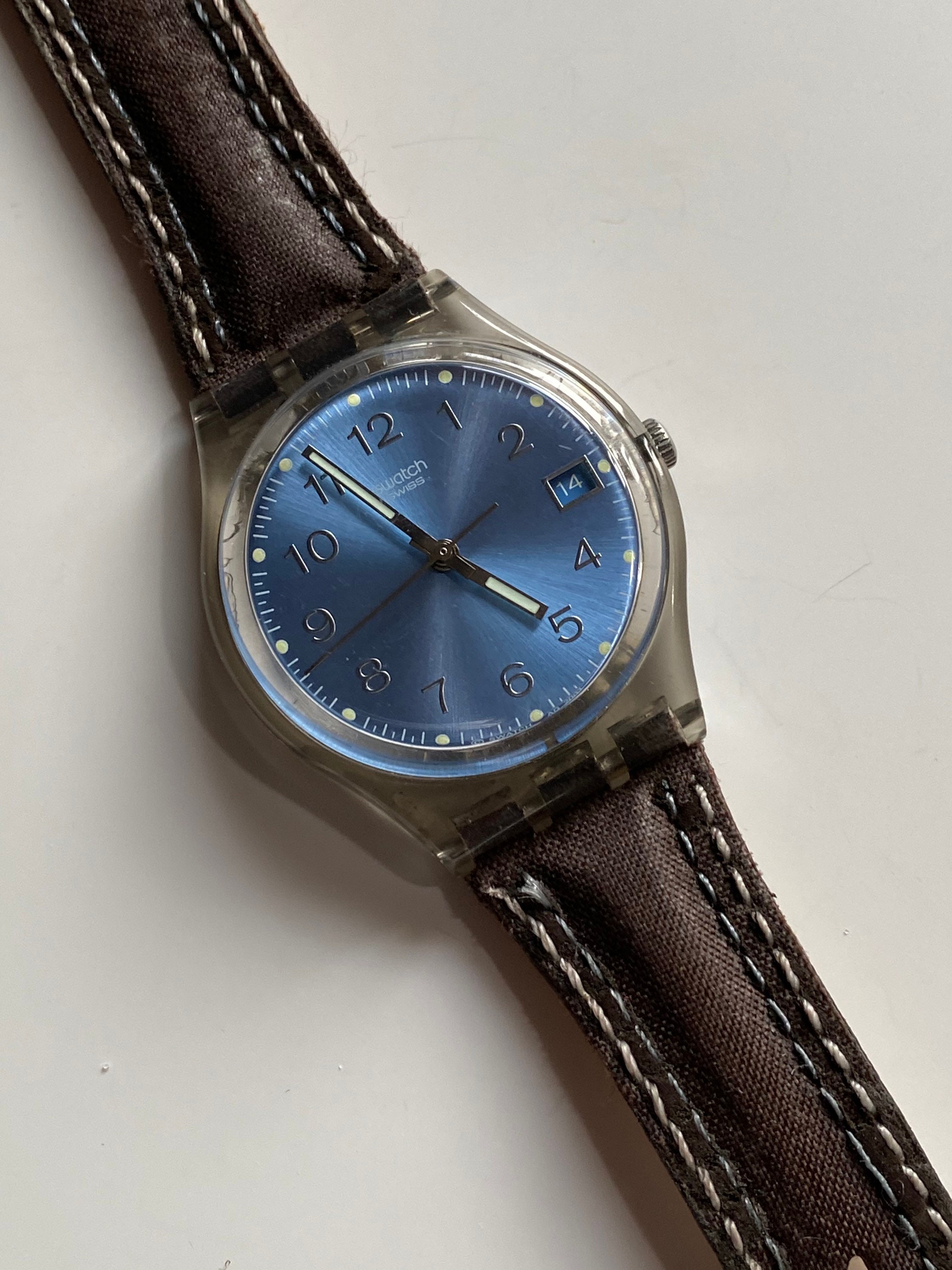 Swatch blue sales choco