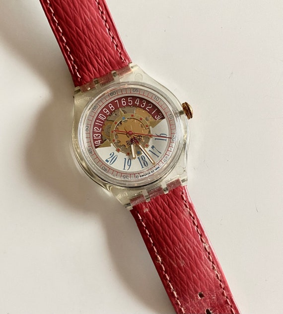 Swatch Watch Vintage Automatic Terra Cotta SAK402… - image 1
