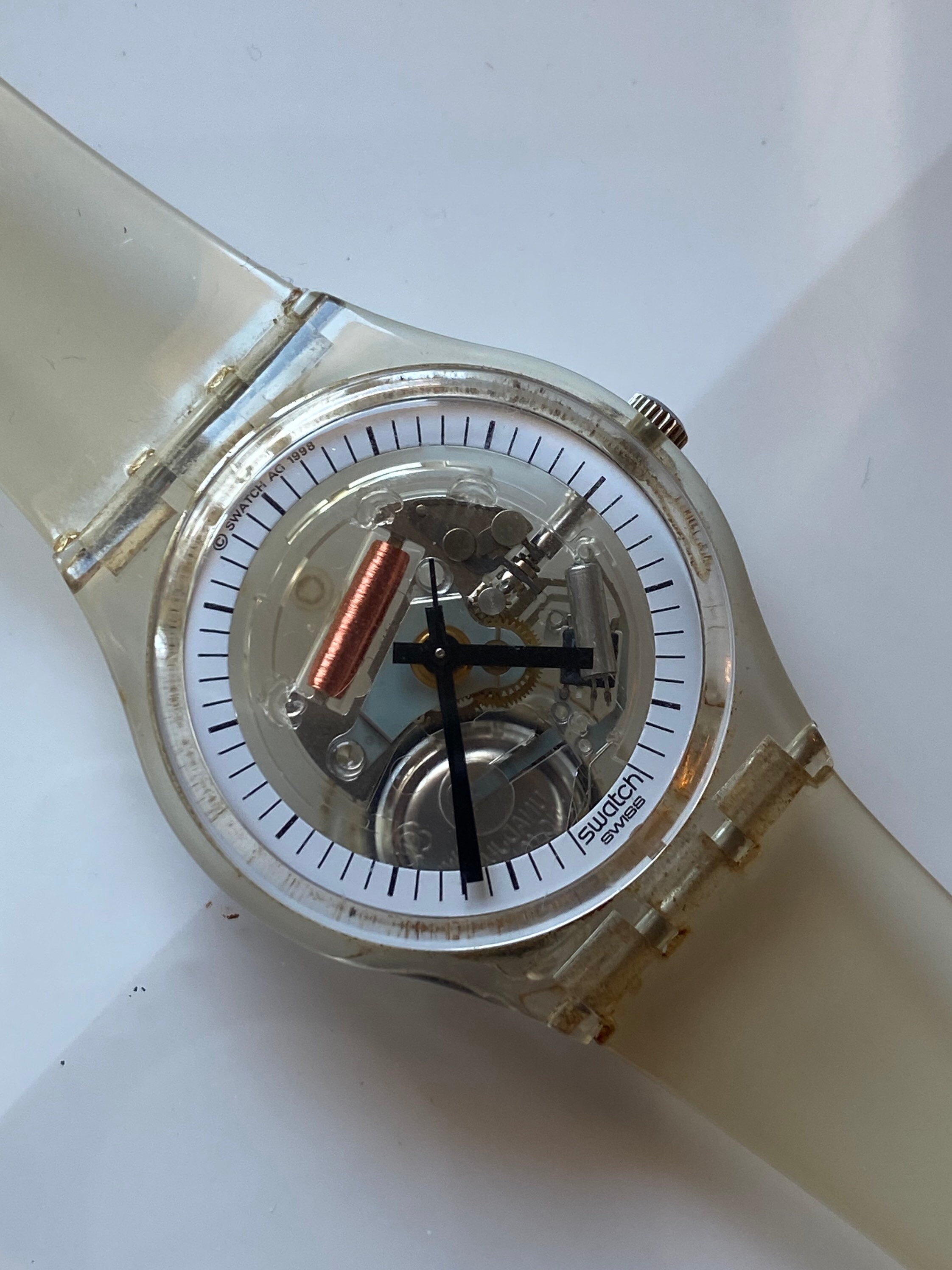 Swatch Watch Vintage New 1998 Jellyfish gz157 34mm standard | Etsy