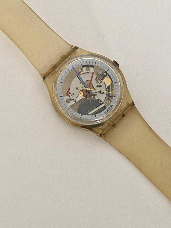 Vintage Swatch Jellyfish 1985 original thin hands not… Gem
