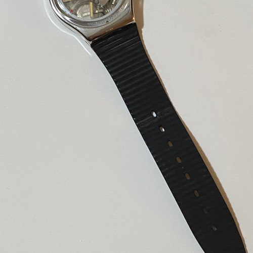 New 1988 Vintage Swatch Watch HEARTBREAK skeleton GX101 shops in box rare collectible 34mm NOS never worn original box