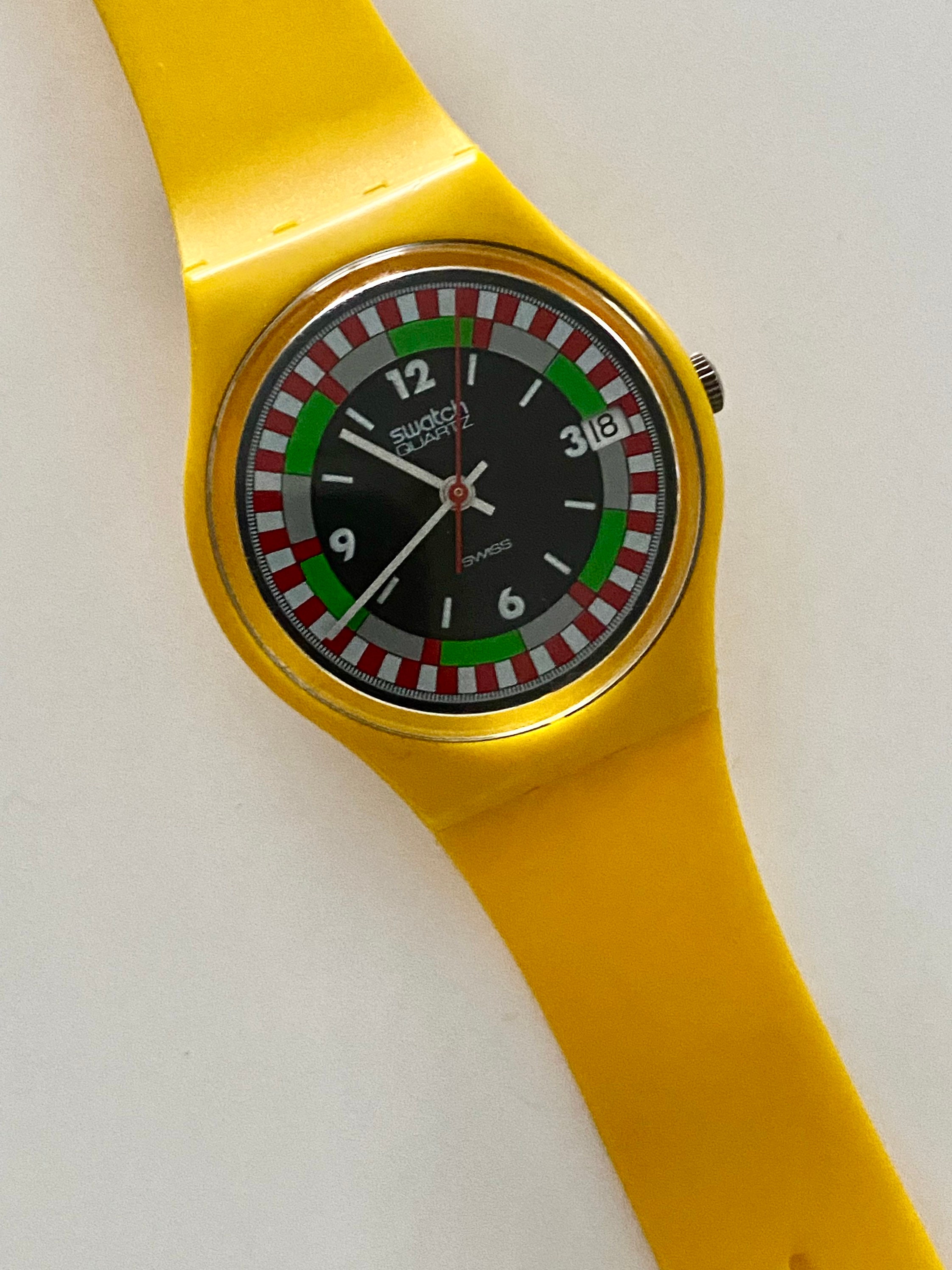 Jual top strap swatch