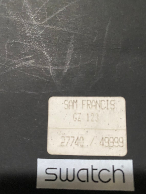 New Swatch Vintage Sam Francis Art Special GZ123 27740/49999 | Etsy UK