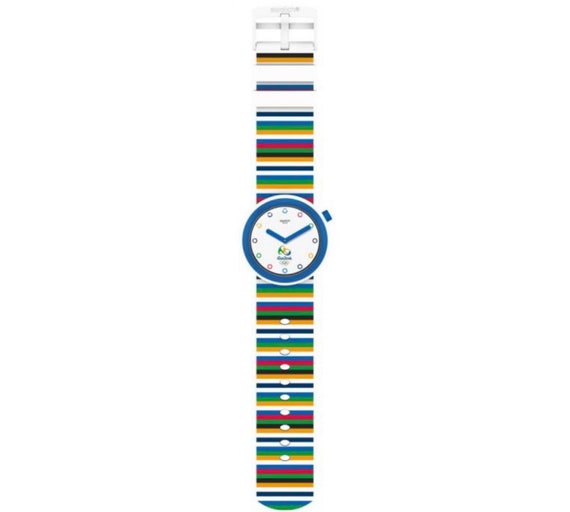 New Pop Swatch Watch Popbaton Limited Edition Olympic… Gem