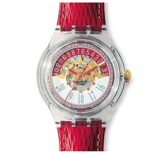 Swatch Watch Vintage Automatic Terra Cotta SAK402… - image 4