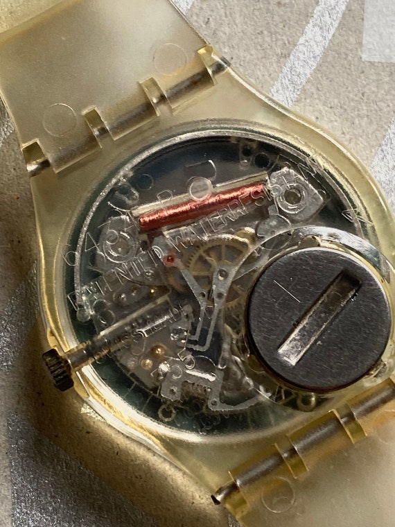 Vintage Swatch Watch 1989 Jellyfish Gk10 re2 3rd … - image 3