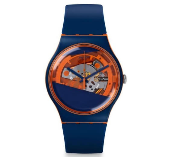 Swatch Watch Rare Myril-Tech lacquered skeleton 4… - image 1
