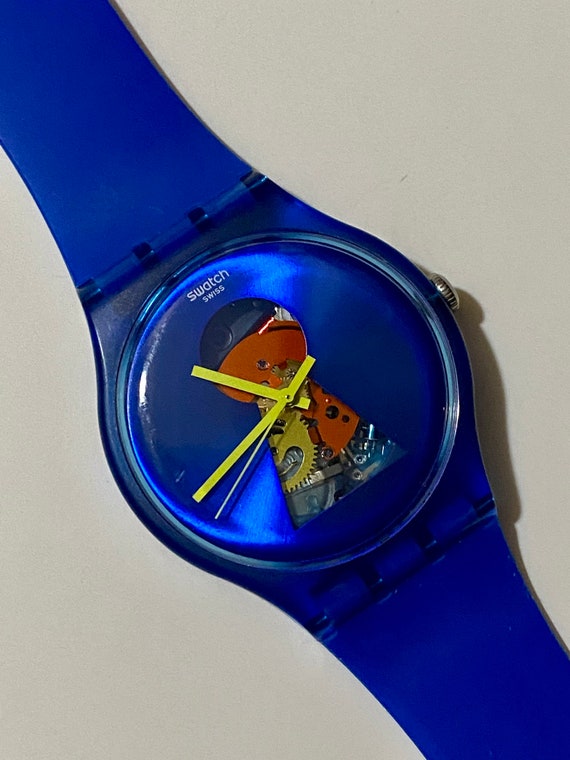 Swatch blue watch for - Gem Swatch blue watch for - Gem